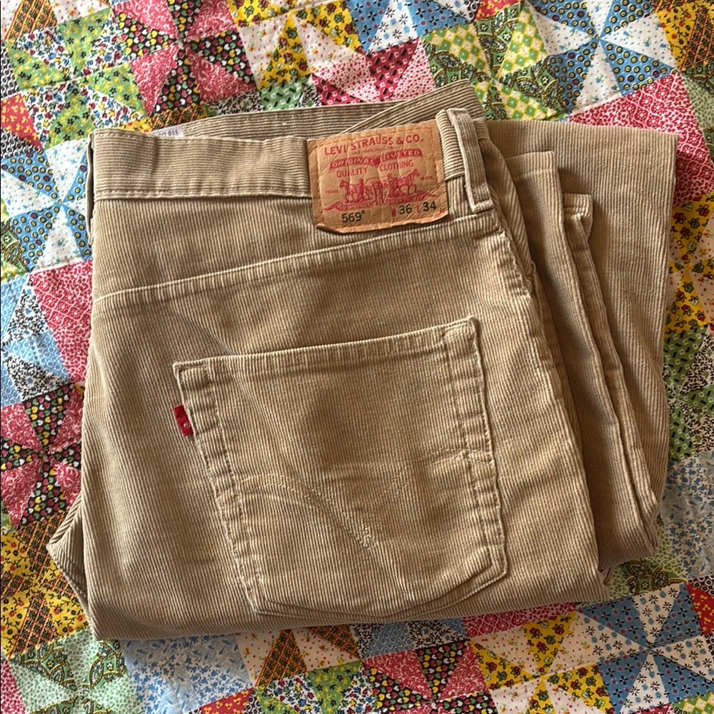 Levi's Tan Corduroy Pants